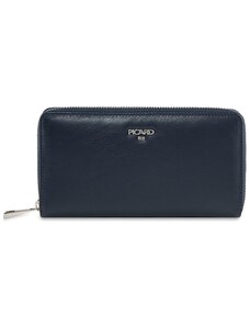 Dámska kožená peňaženka so zipsom PICARD - Bingo Wallet /Modrá - 023 Ozean (PI)