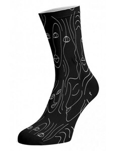 FACES bavlnené potlačené veselé ponožky Walkee
