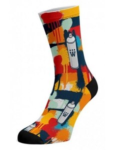 GRAFFITI bavlnené potlačené veselé ponožky Walkee