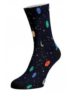 NIGHT SKY bavlnené potlačené veselé ponožky Walkee