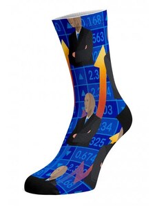 STONKS bavlnené potlačené veselé ponožky Walkee
