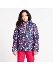 Detská prešívaná zimná bunda Dare2b VERDICT tmavo modrá/ružová