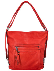 ROMINA & CO. BAGS Dámska kabelka batoh červená - Romina Jaylyn červená