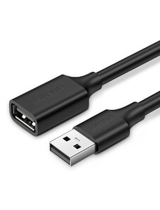 Ugreen káblový adaptér USB (samica) - USB (samec) - 2m - Čierna KP26486
