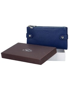 Dámska kožená peňaženka modrá - Katana Mullina modrá