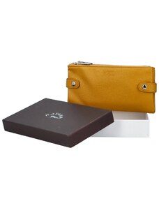 Dámska kožená peňaženka žltá - Katana Mullina žltá