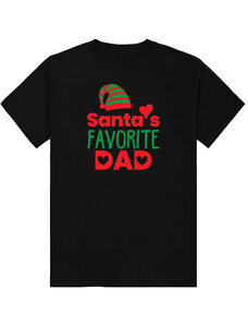 paradoo Pánske tričko "Santa's favorite dad"