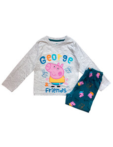 EPLUSM Chlapčenské bavlnené pyžamo George Peppa Pig