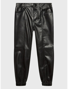 Nohavice z imitácie kože Calvin Klein Jeans