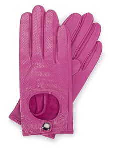 Wittchen Ružové kožené rukavice