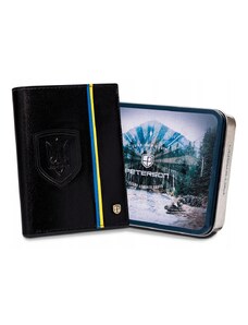 Pánska kožená peňaženka bez zapínania s RFID systémom - Peterson