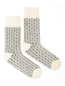 Fusakle Vlnené ponožky Vlnáč Plusko svetlé