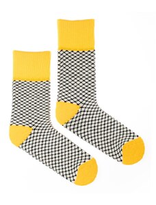 Fusakle Vlnené ponožky Vlnáč Slnko žlté