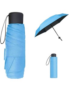 Mini dáždnik - bledomodrý