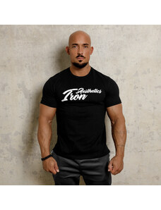 Pánske fitness tričko Iron Aesthetics Puff, čierne