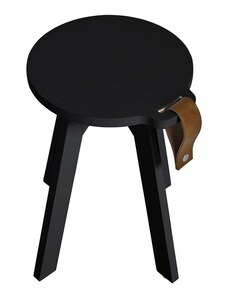 KARUP DESIGN Príručný stolík z borovicového dreva Country Black