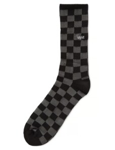 Vans Mn checkerboard crew ii (6.5-9, 1pk) Black/Charcoal