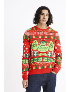 Celio Christmas Sweater Hulk - Men