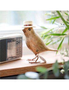 DCUK Drevený záhradný vtáčik - Béžový klobúk