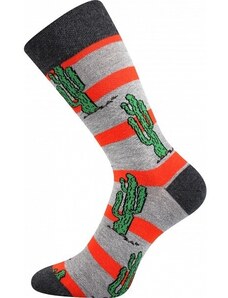 DEPATE farebné veselé ponožky Lonka - KAKTUS - 1 pár