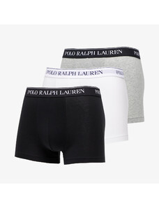 Boxerky Ralph Lauren Stretch Cotton Classic Trunks Grey/ White/ Black