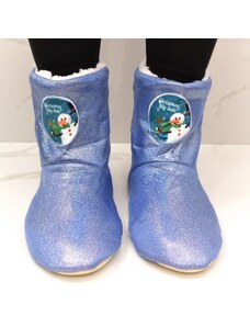 JOHN-C Modré ponožkové kapce CHRISTMAS