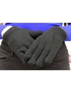 JOHN-C Čierne zateplené rukavice UNI WNTERS