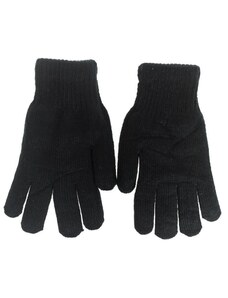JOHN-C Čierne zateplené rukavice UNI WARM