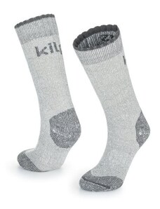 Hrubé ponožky z merino vlny Kilpi LECCO-U svetlo šedá