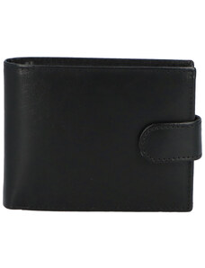 Pánska kožená peňaženka čierna - Tomas Breno čierna