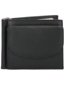 Malá pánska kožená peňaženka čierna - Tomas Poulis čierna