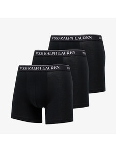 Boxerky Ralph Lauren Stretch Cotton Boxer Briefs 3-Pack Black