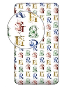 Jerry Fabrics Detské prestieradlo Harry Potter 03 90x200 cm 100% bavlna