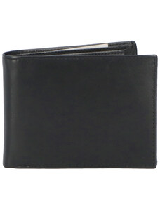 Pánska kožená peňaženka čierna - Tomas Ivanou čierna
