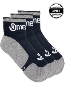 Ponožky Meatfly Middle 3pack grey