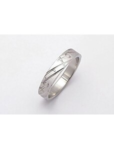 Dámsky prsteň z chirurgickej ocele (KPZ3) - Obvod 53mm