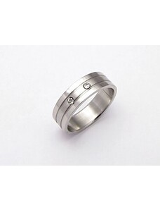 Dámsky prsteň z chirurgickej ocele (KPZ2) - Obvod 53mm
