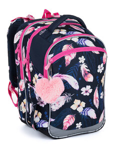 Školská taška s pierkami Topgal COCO 23006