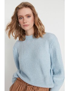 Trendyol sveter - modrý - oversize