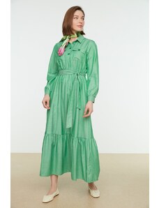 Trendyolové šaty - zelené - základné