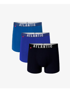 Men's Sport Boxers ATLANTIC 3Pack - turquoise/blue/navy
