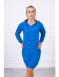 Kesi Blue dress with hood