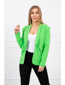 Kesi Jacket with lapel light green