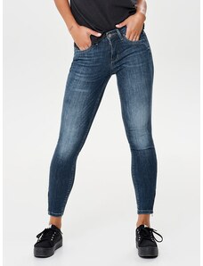 Only Modré úzke džínsy so zipsom na nohách IBA - ženy