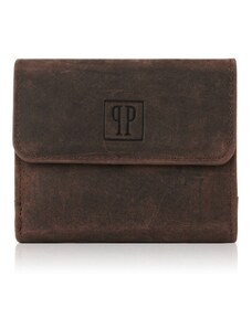 PAOLO PERUZZI Dámska kožená peňaženka T-11-BR | hnedá T-11-BR