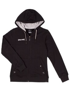 Mikina s kapucňou Spalding Flow Hoody Zipper Jacket W 40221512-black L