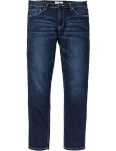 bonprix Strečové džínsy Regular Fit Tapered, farba modrá