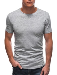 Inny Šedé melírované bavlnené tričko s krátkym rukávom TSBS-0100