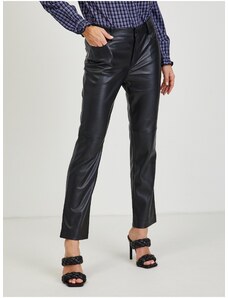 Black women's leatherette pants ORSAY - Ladies