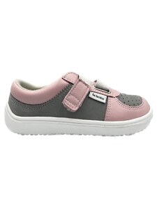 Detské barefoot tenisky Be Lenka Fluid - Pink & Grey
